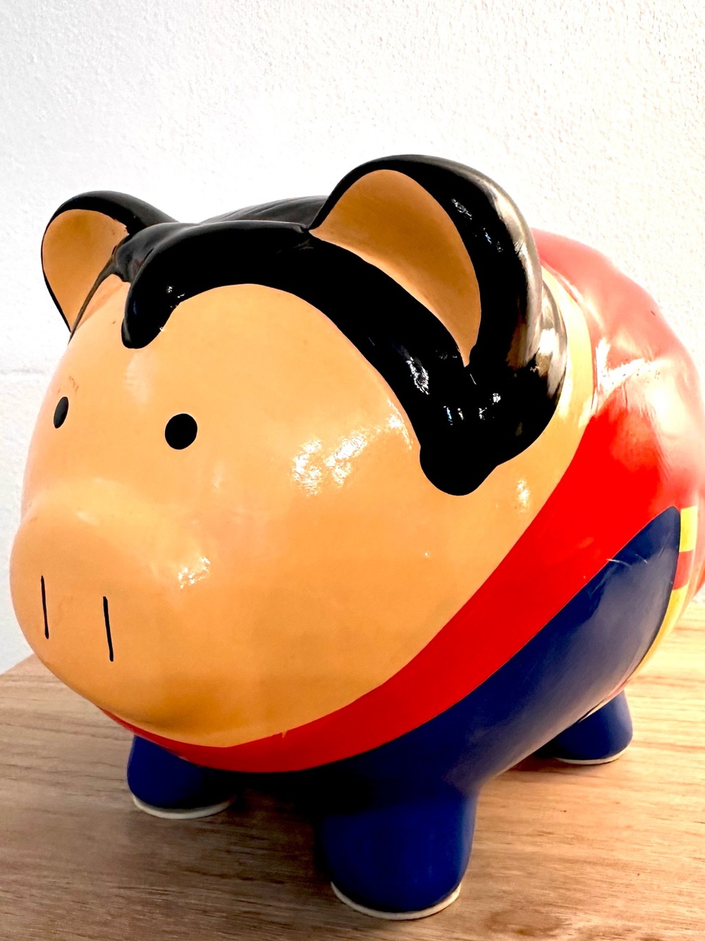 DC Comics Superman Ceramic Piggy Bank Large Superhero Coin Bank